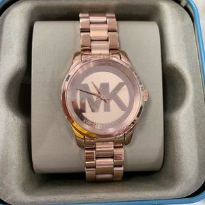 Rose gold watch